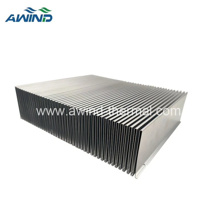 Light Weight Fold Fins Heatsinks